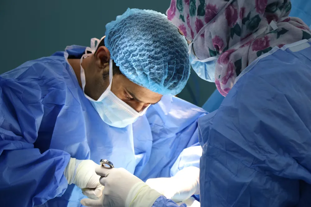 Clinical review team examining medical documentation